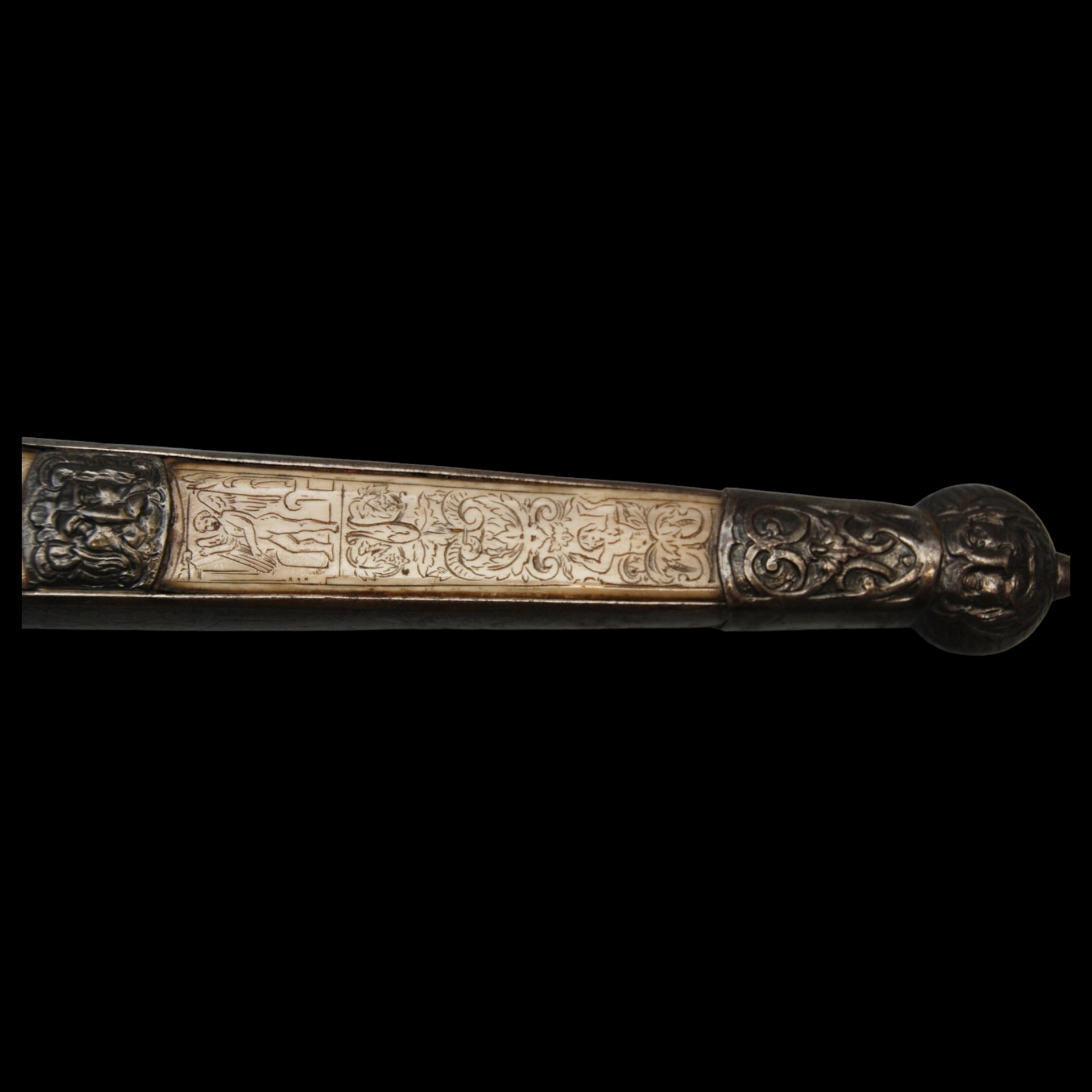 A Italian ceremonial dagger. 18 century. - Image 7 of 16