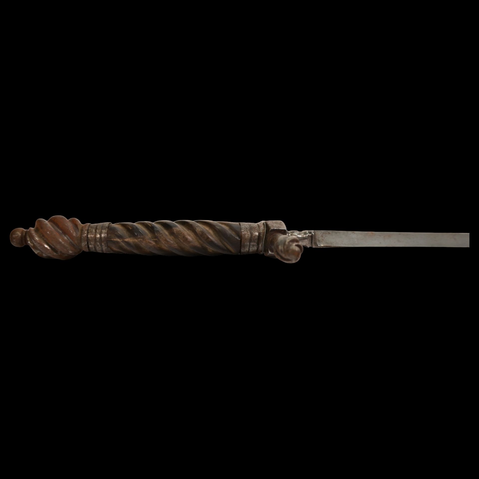 An Italian Gunners, Artilleryman's Stiletto Dagger, late 17th century. - Image 4 of 13