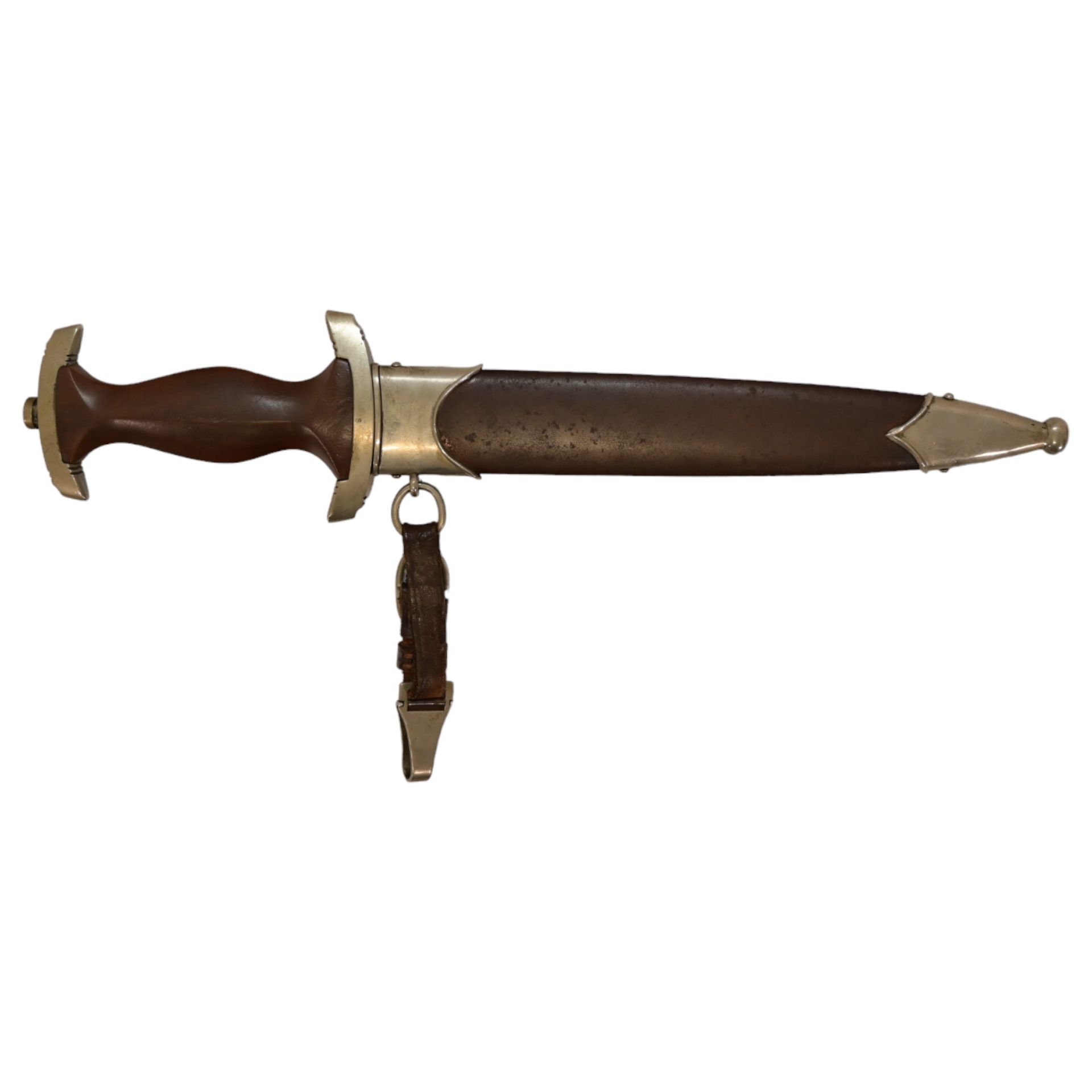 NAZI GERMANY 1ST MODEL 1933 SA DAGGER WITH SCABBARD BY GL KOLLER NACHF SOLINGEN. - Image 3 of 13