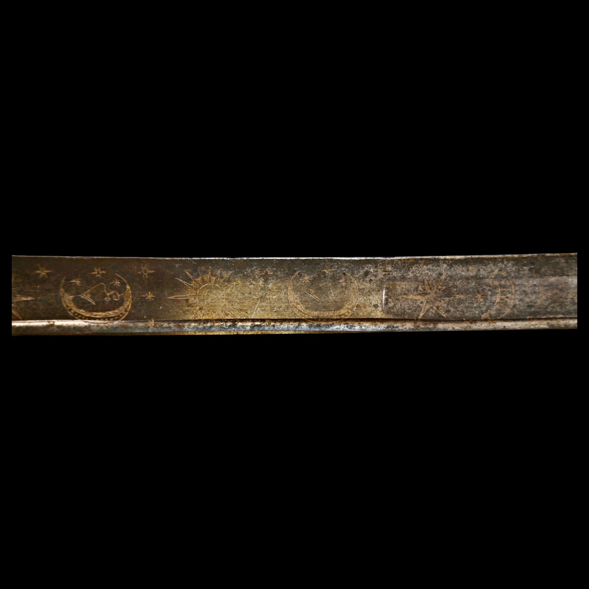 A very rare yatagan made in Greece in the last quarter of the 18th century, with a Solingen blade. - Bild 8 aus 23