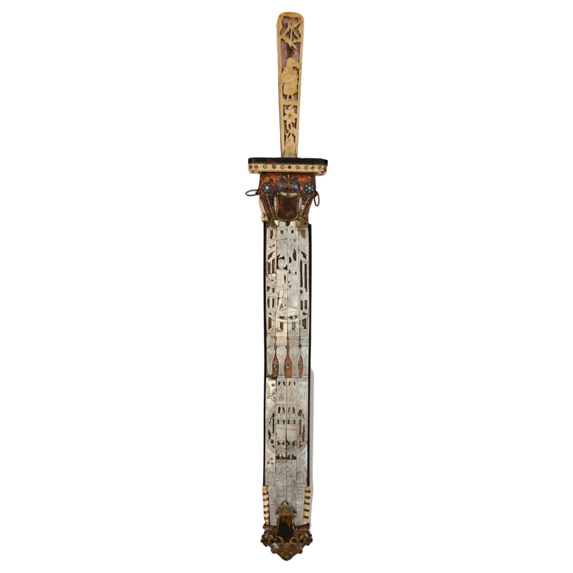 Unique, Important dagger Elisabeth Charlotte Palatine Duchesse d'Orleans, France, 1670s. - Image 3 of 46