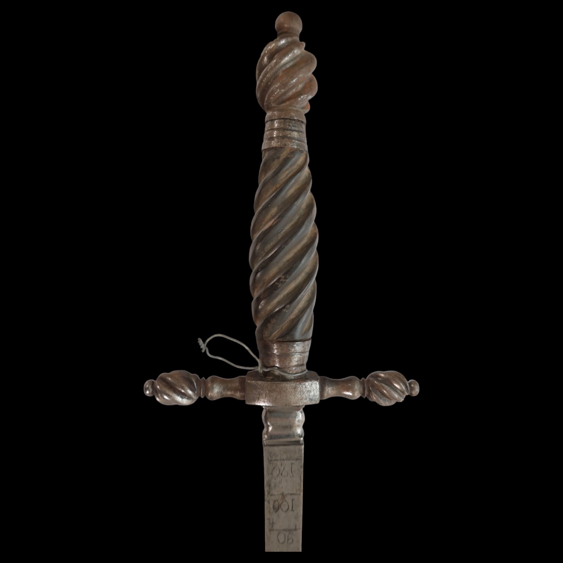 An Italian Gunners, Artilleryman's Stiletto Dagger, late 17th century. - Image 7 of 13