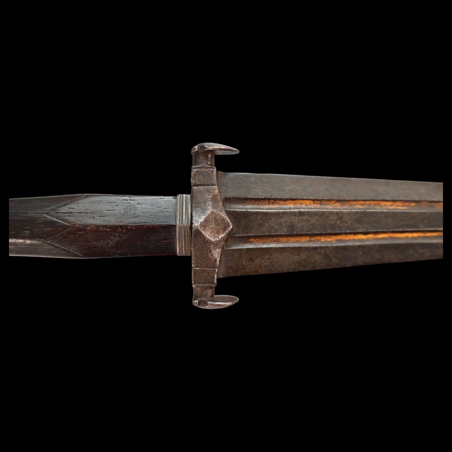 Very rare medieval dagger in excellent condition, France, 15th-16th century. - Image 10 of 11