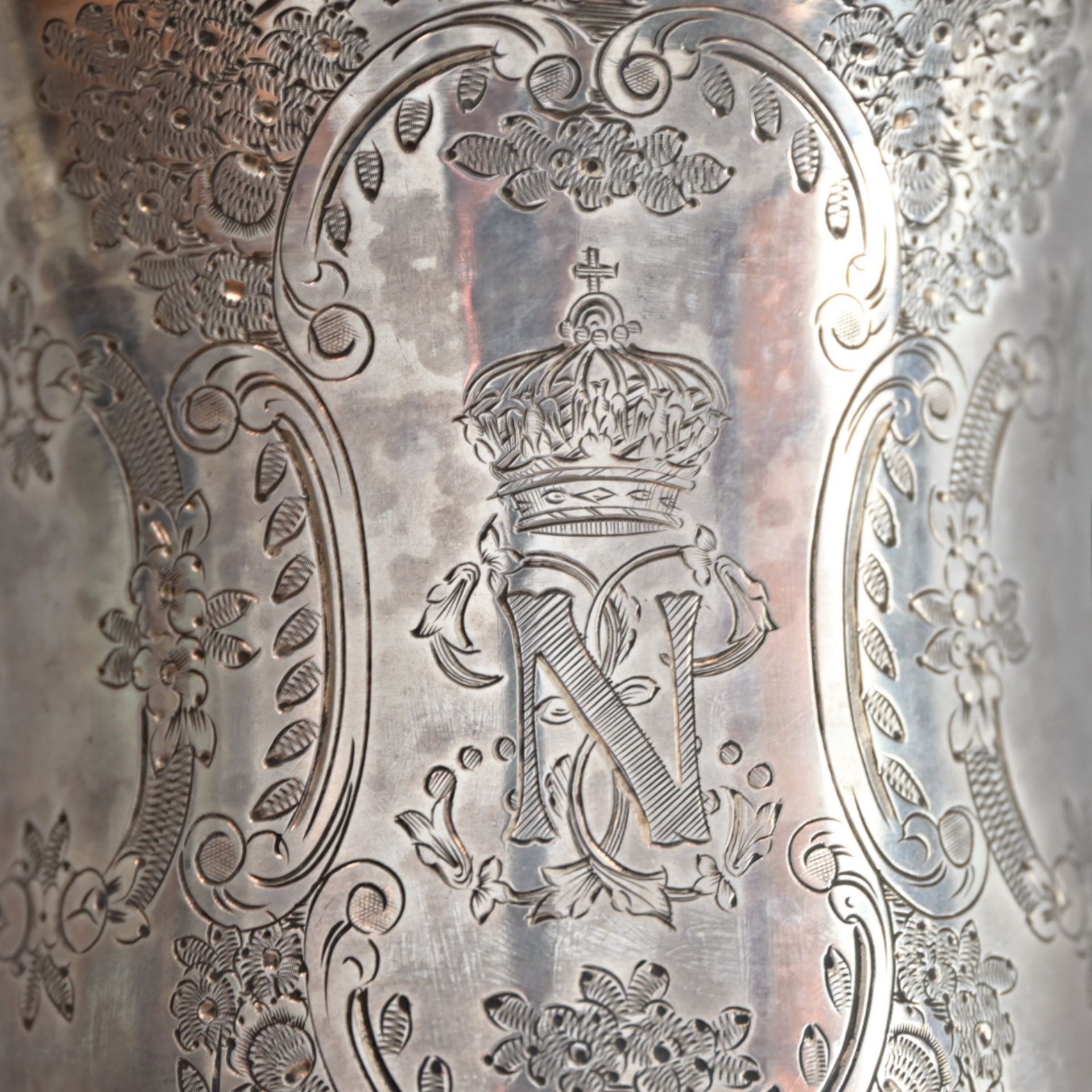 Baptismal goblet offered by Empress Eugenie and Emperor Napoleon III - Bild 4 aus 6