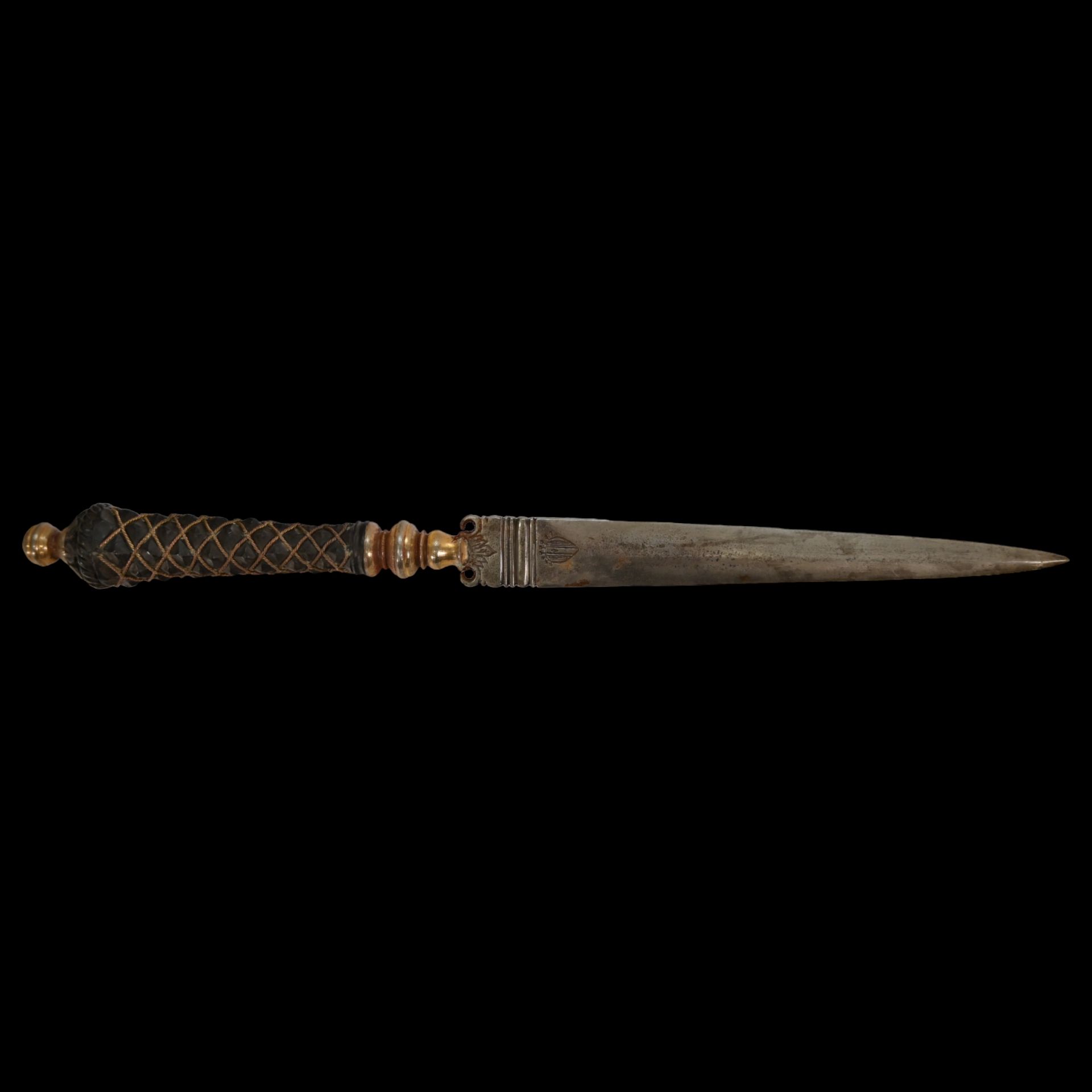 Set of French hunting cutlery from the 18th century. - Image 13 of 16