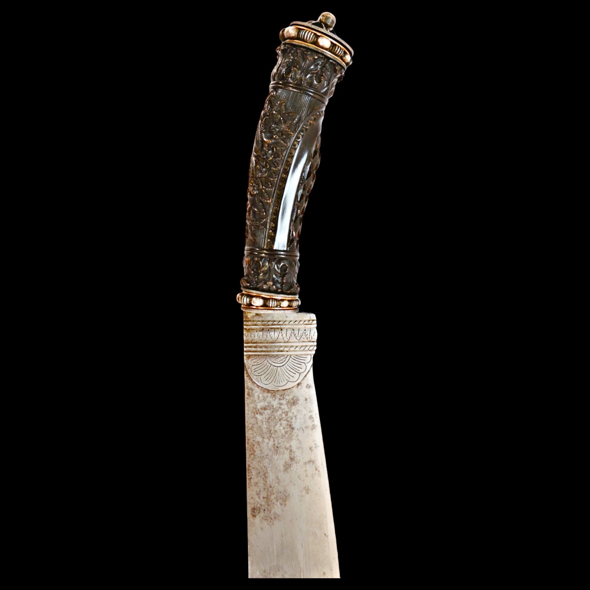 Magnificent, richly decorated knife, Indonesia, first half of the 20th century. - Image 17 of 33