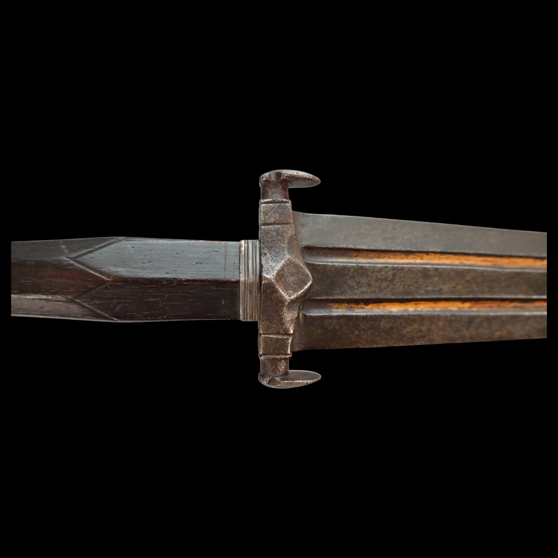 Very rare medieval dagger in excellent condition, France, 15th-16th century. - Image 7 of 11