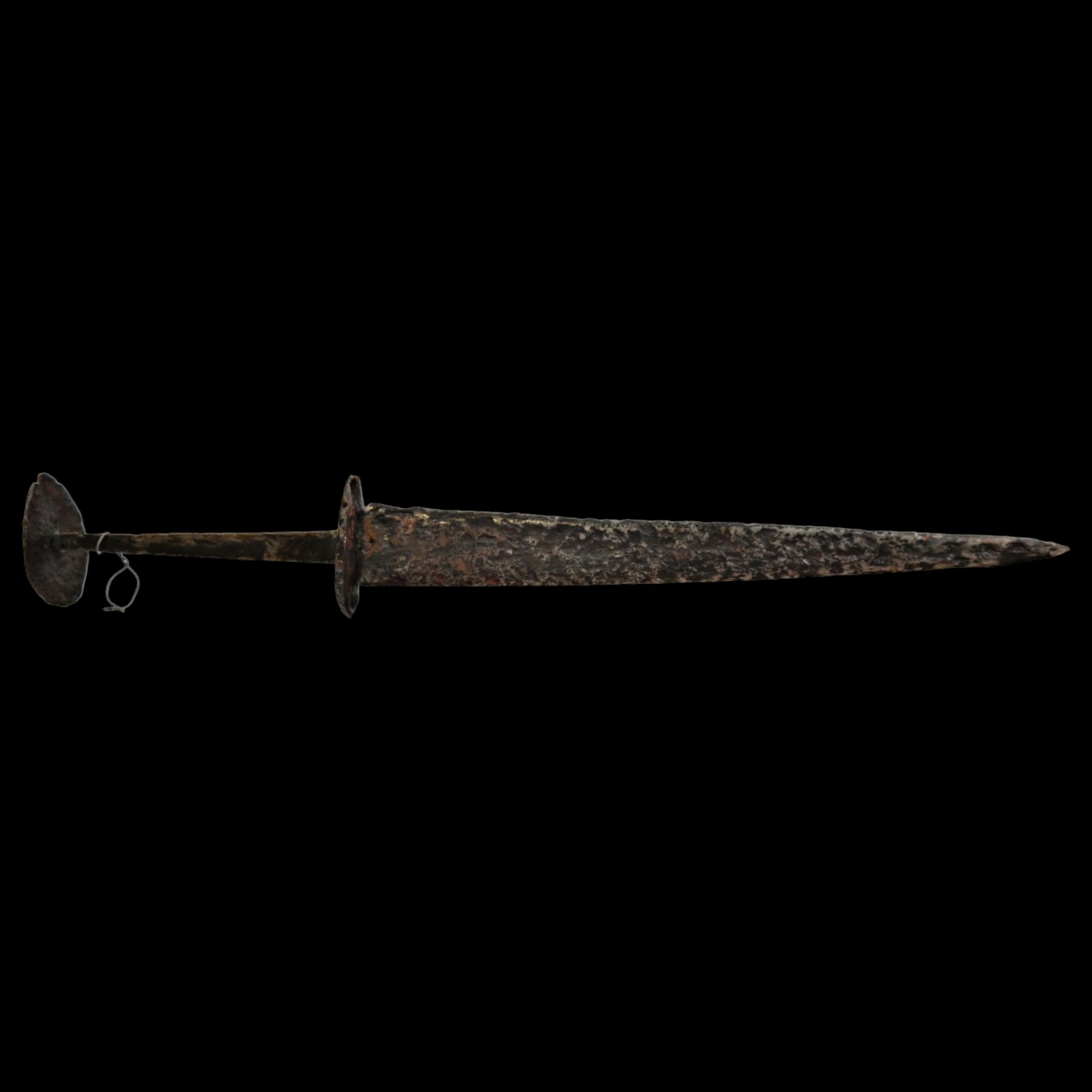 Medieval Rondel Dagger 15th century AD. - Image 3 of 6