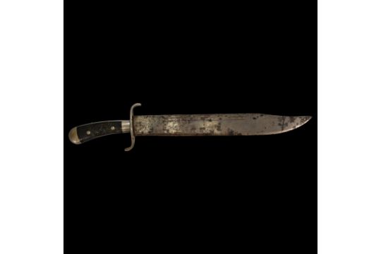 Large hunting sword, knife, German made, Weyersberg Hermanos, last third of the 19th century. - Bild 2 aus 9