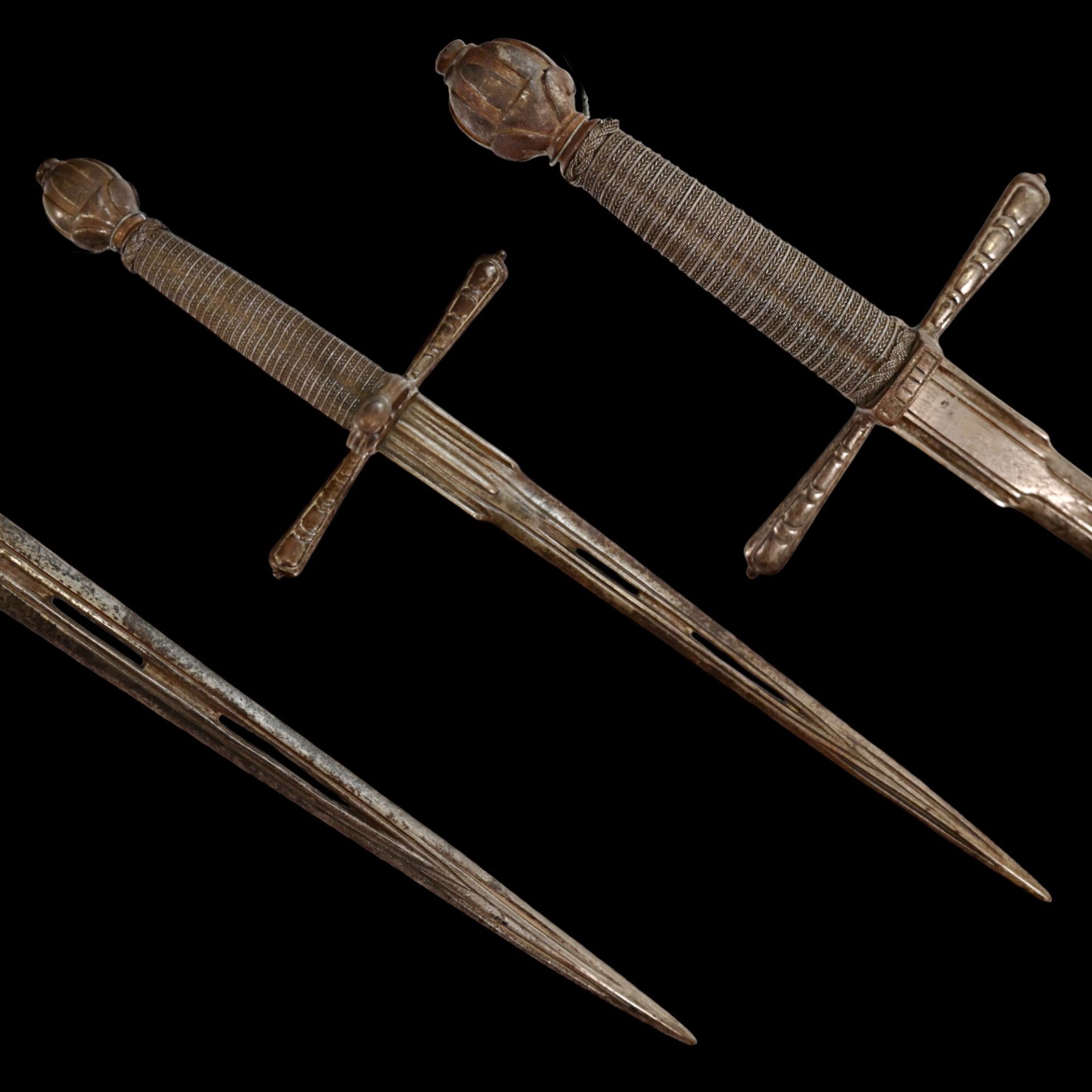 A 17th Century German Left-handed Dagger.