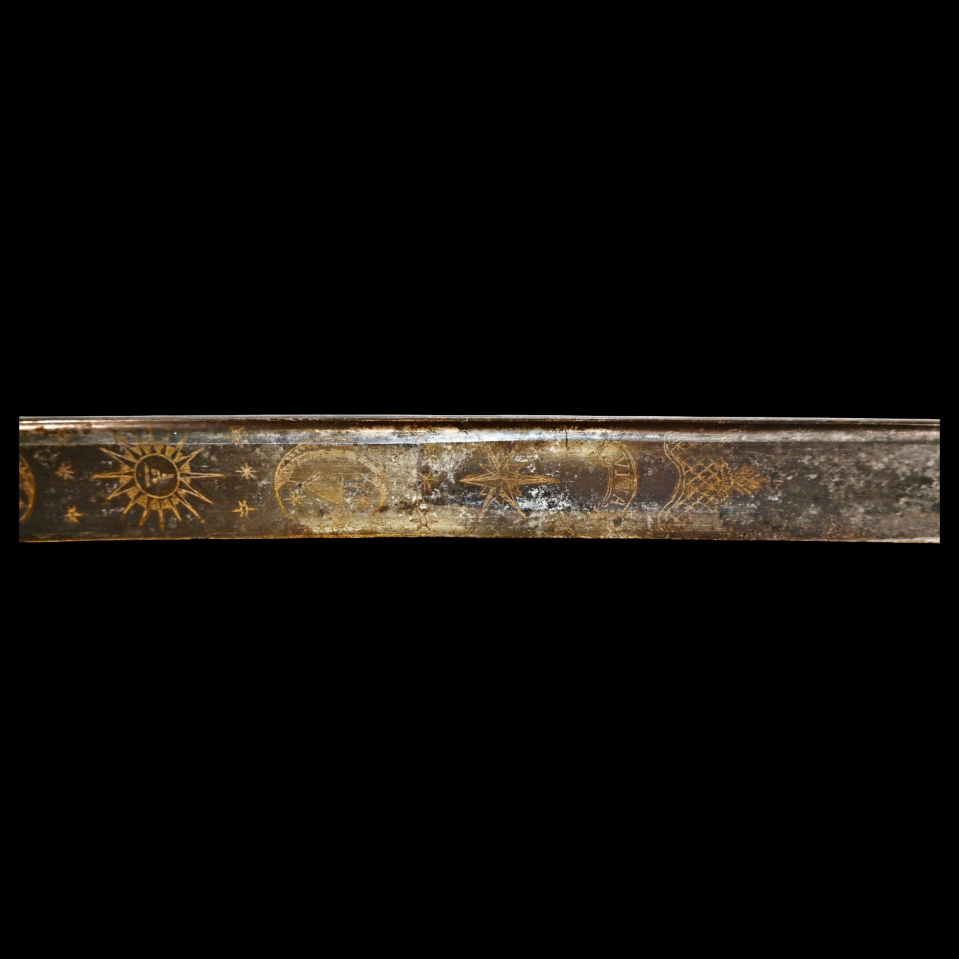 A very rare yatagan made in Greece in the last quarter of the 18th century, with a Solingen blade. - Image 14 of 23