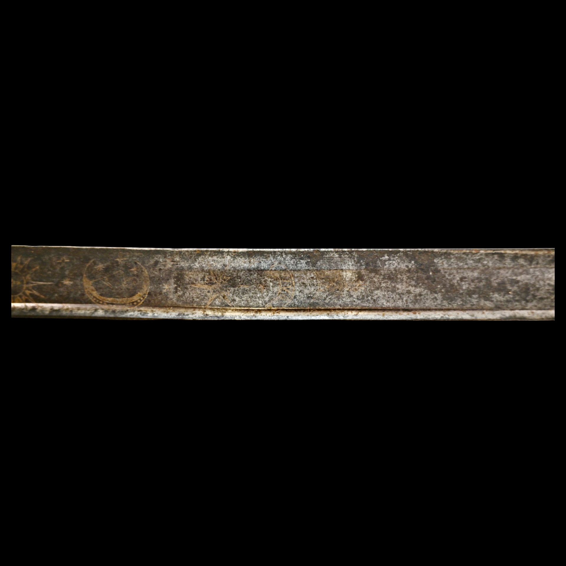A very rare yatagan made in Greece in the last quarter of the 18th century, with a Solingen blade. - Image 9 of 23
