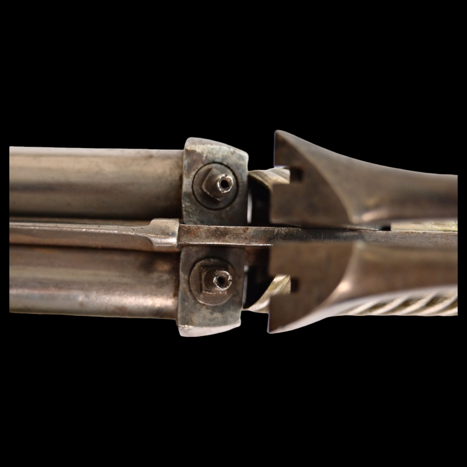 French D.B Dumonthier Dagger, Percussion Double Barrel Pistol, circa 1855-60. - Image 18 of 19