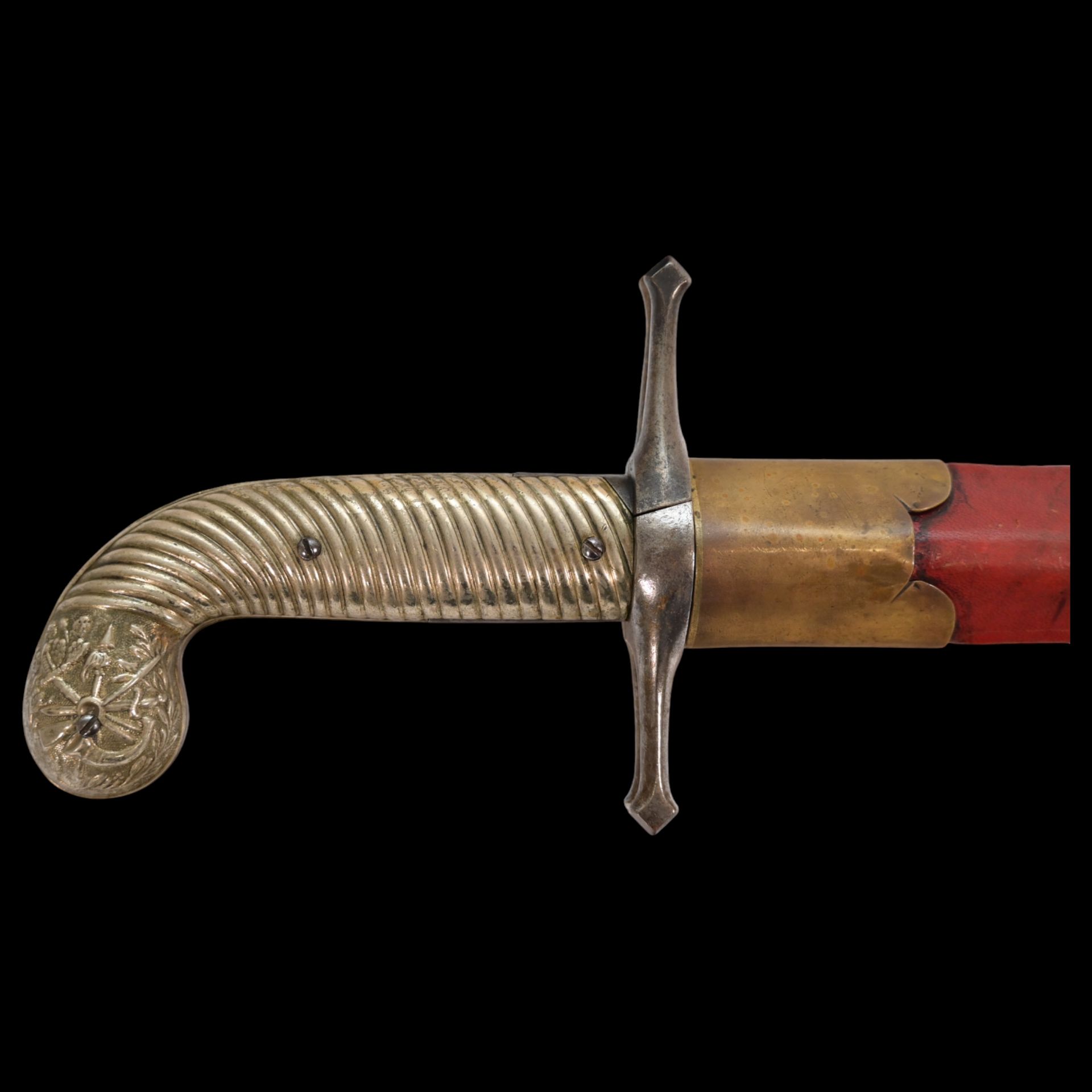 French D.B Dumonthier Dagger, Percussion Double Barrel Pistol, circa 1855-60. - Image 9 of 19