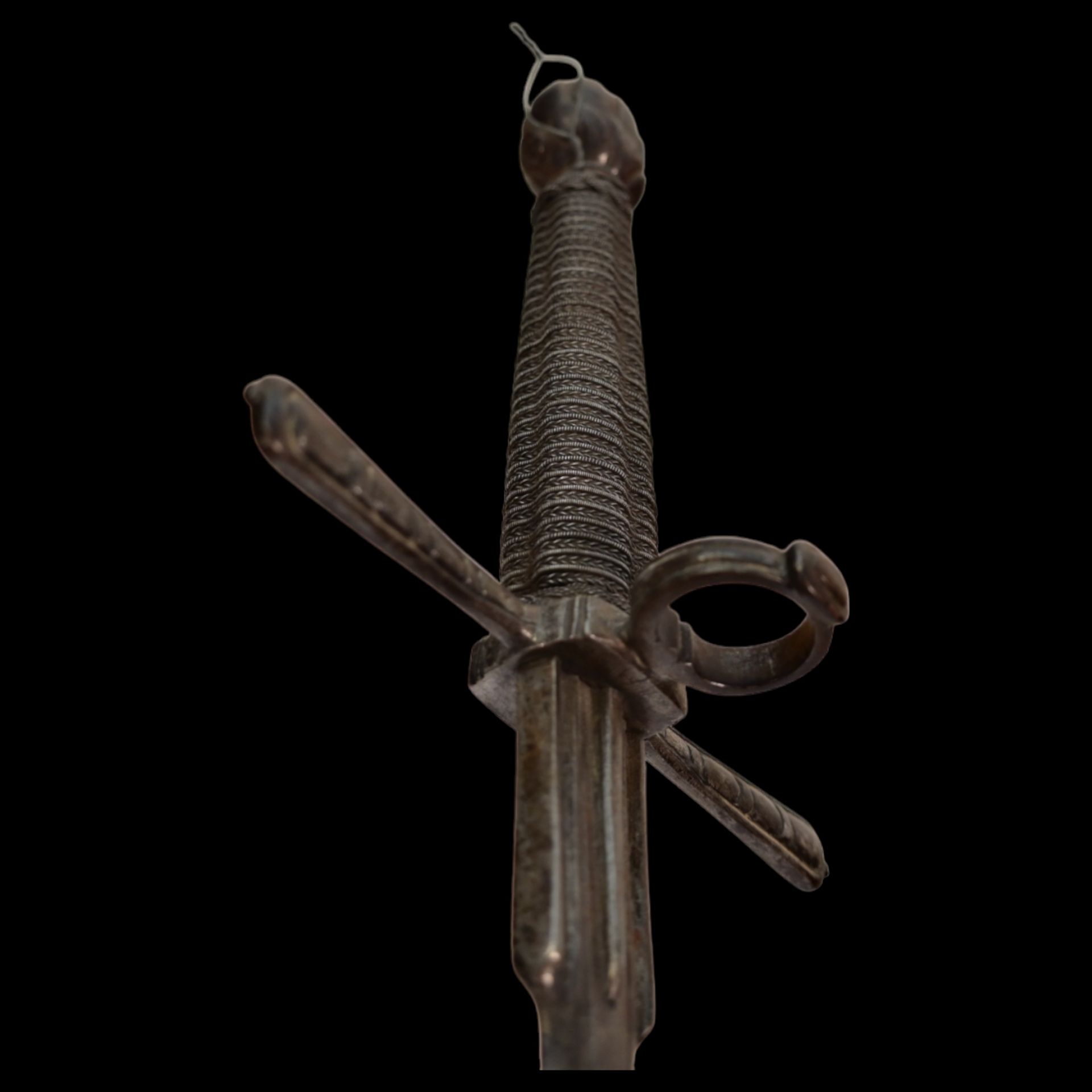 A 17th Century German Left-handed Dagger. - Image 10 of 12