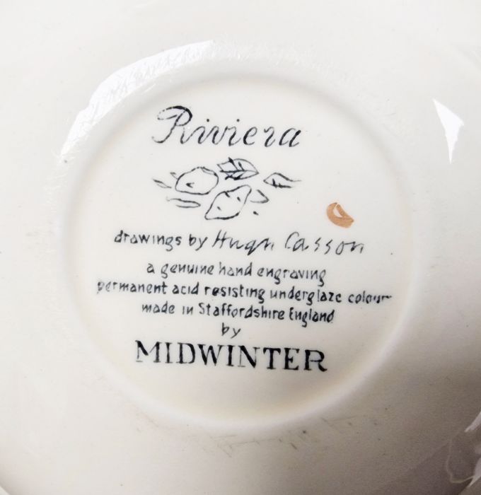 Quantity of Midwinter "Riviera" table wares designed by Hugh Casson to include bowls, dinner plates, - Image 4 of 4