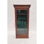 Victorian mahogany gun cabinet, 137cm high x 64.5cm wide x 23cm deep