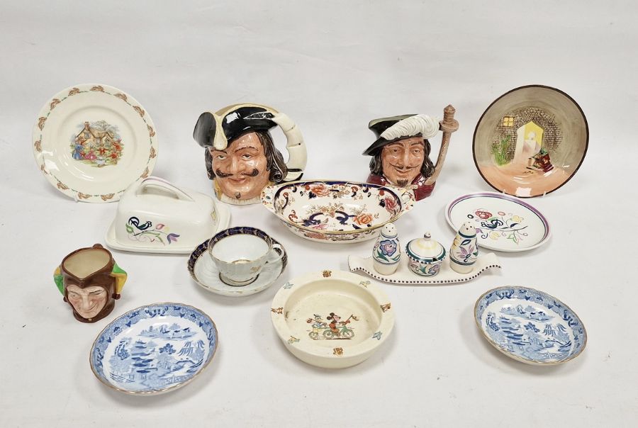 Masons Ironstone 'Mandalay' pattern oval dish, two Royal Doulton character jugs and a small jester - Image 18 of 32