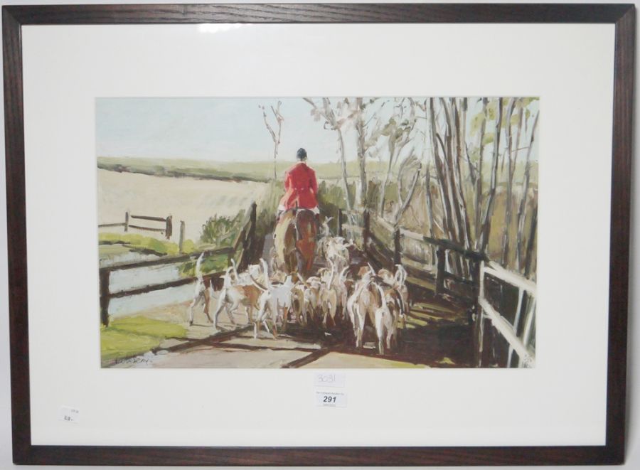 Katie Scorgie (contemporary) Limited edition print 'Over the Bridge' 11/50, 30cm x 49cm - Image 5 of 6