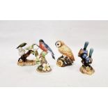 Royal Crown Derby model "Barn Owl", printed marks to base and signed Y. Brearley, date mark for