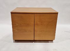 Mid-20th Ladderax century chest of three long drawers and a matching two-door cupboard, each 67cm