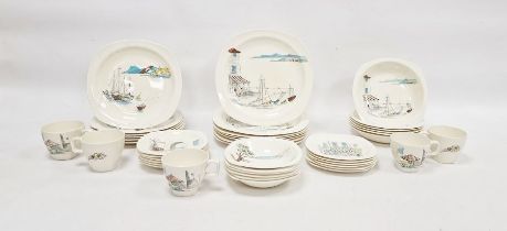 Quantity of Midwinter "Riviera" table wares designed by Hugh Casson to include bowls, dinner plates,