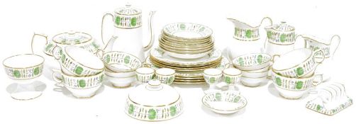 T Goode & Co. and Hammersley part dinner and tea service to include coffee pot, teapot, cups and