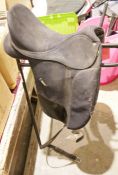 Black general purpose saddle, another and a Wintle fabric saddle (3)