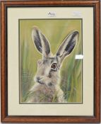 Assorted prints and pictures to include:- C Kibble Pastel  Portrait of a hare, signed lower right