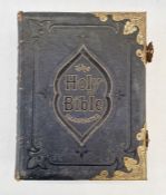 Holy Bible, Rev. John Brown, Edinburgh, Thomas C. Jack, frontis portrait with tissue guard,