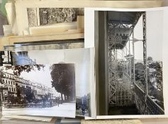 Various photographs of Cheltenham, various prints, 20th century postcards, reproduction prints in