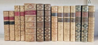 Bindings to include:- Haydn's Dictionary of Dates, full mottled calf, gilt decorations and titles
