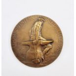 Belgium bronze medal for Liege World Fair exposition 1930 on the centenary of the independence of