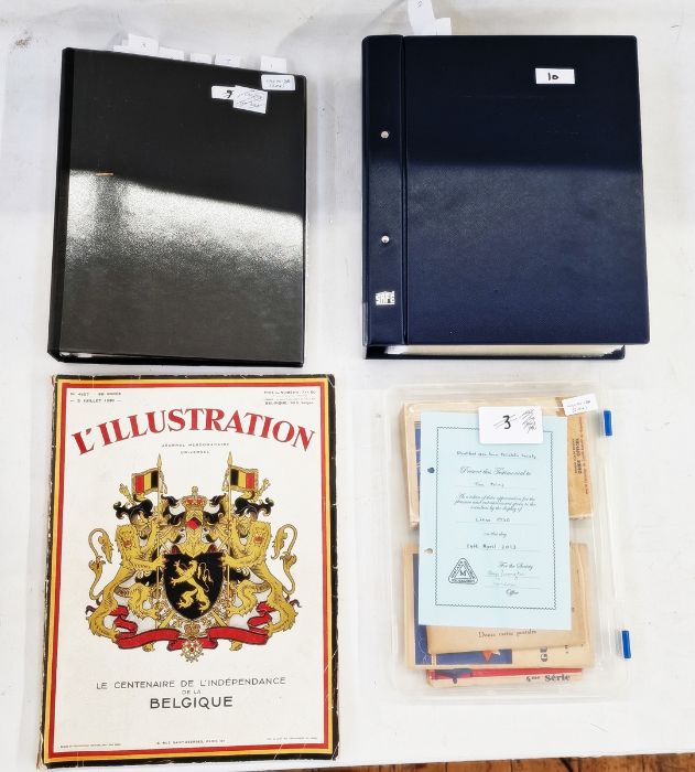 Belgium: Liege World Fair Exposition 1930 collection in dark blue, large, sleeved folder, a black - Image 25 of 36