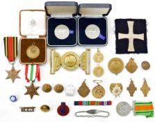WWII Burma Star, Italy Star war medal, Royal Gloucestershire, Berkshire and Wiltshire Regiment