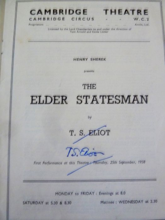 Eliot, T.S., signed material - " Old Possum's Book of Practical Cats"  Faber and Faber 12th - Image 14 of 25