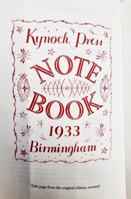Incline Press 2003 - 'The St Bride Notebook with wood engravings by Eric Ravilious'  Caroline Archer - Image 5 of 11