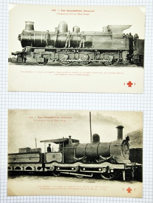 Belgium: over 50 postcards of historic engines of Belgian Railway from late 1800 to 1930's, mainly - Image 2 of 6