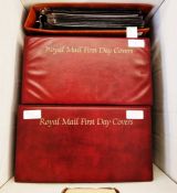 GB with face value, circa £320, two large/three small cover albums full of QEII mint and used
