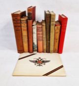 Militaria, assorted volumes relating to WWI and WWII and the military, to include:- Gosse, Philip "