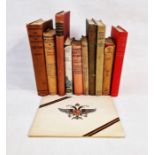 Militaria, assorted volumes relating to WWI and WWII and the military, to include:- Gosse, Philip "