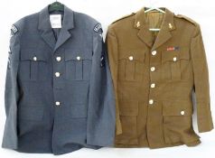 Royal Air Force regiment jacket and Royal Army Education Corps jacket (2)