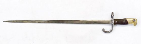 WWI French gras bayonet dated 1878