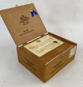 Cuesta-Ray No.95 English Market Selection premium quality cigars, wrapped in plastic and cased in