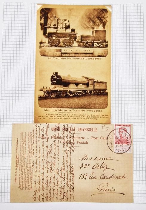 Belgium: over 50 postcards of historic engines of Belgian Railway from late 1800 to 1930's, mainly