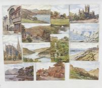 Quantity of postcards by A. R. Quinton, each printed in colour, to include Oxford, the New Forest,