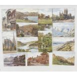 Quantity of postcards by A. R. Quinton, each printed in colour, to include Oxford, the New Forest,