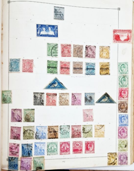 All world: large green half-morocco 1902 SG 'Century' stamp album of 540 pages with QV-KGV period - Image 25 of 28