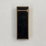 Dunhill lighter, gilt and black flecked lacquer 223 687