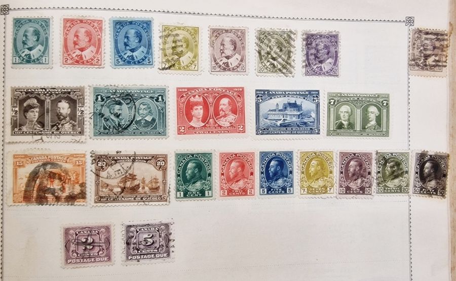 All world: large green half-morocco 1902 SG 'Century' stamp album of 540 pages with QV-KGV period - Image 7 of 28